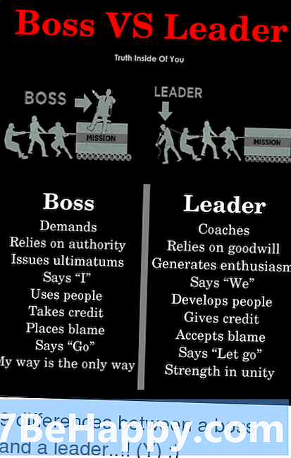 Ero Bossin ja Leaderin välillä