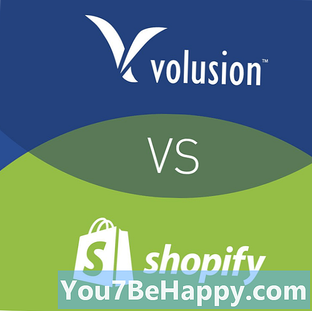 Forskjellen mellom Volusion og Shopify