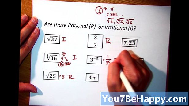 Diferența dintre numerele raționale și numerele iraționale