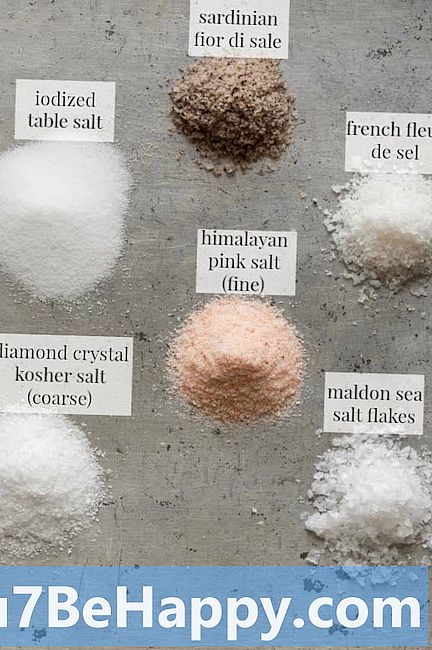 Skirtumas tarp jodintos ir nejodintos druskos