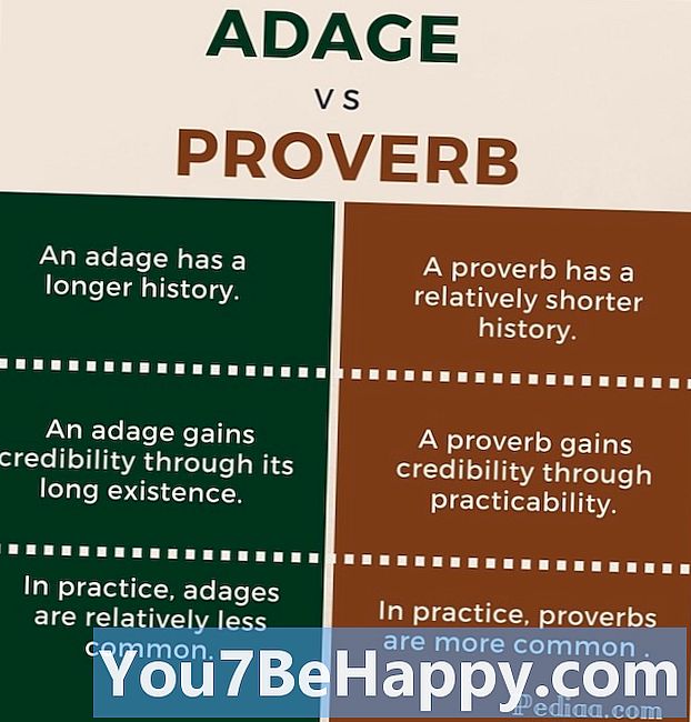 Différence entre Adage et Proverbe