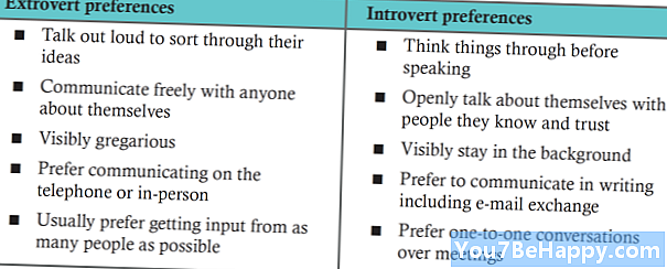 Unterschied zwischen introvertiert und extrovertiert