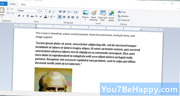 Diferencia entre el Bloc de notas y WordPad