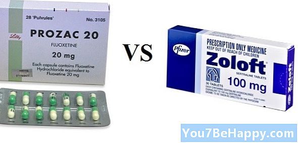 Forskjellen mellom Prozac og Zoloft